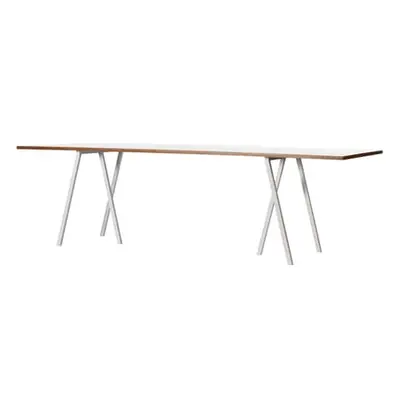 Hay - Table rectangulaire Loop - Blanc - Stratifié - Designer Leif Jorgensen