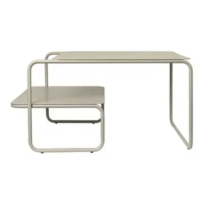 Ferm Living - Table basse Level - Beige - Acier revêtement poudre