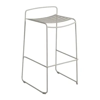 Fermob - Tabouret haut empilable Surprising - Gris - Acier peint - Designer Harald Guggenbichler