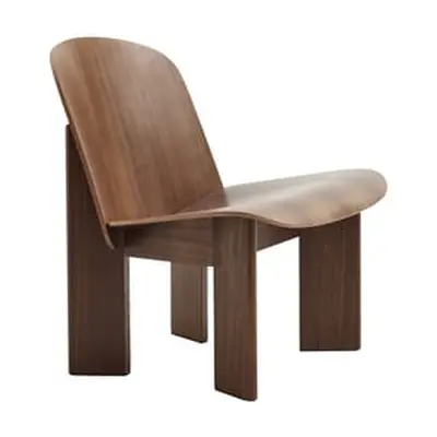 Hay - Fauteuil Chisel - Bois naturel - Contreplaqué de noyer - Designer Andreas Bergsaker