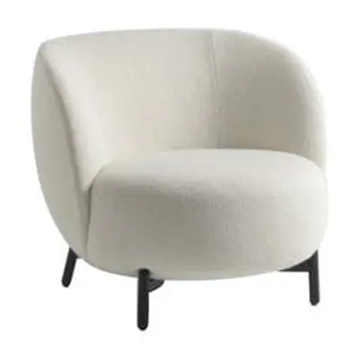 Kartell - Fauteuil rembourré Lunam - Blanc - Tissu bouclé - Designer Patricia Urquiola