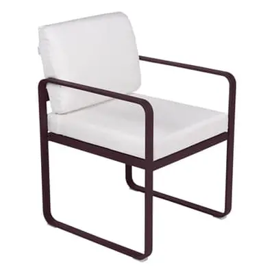 Fermob - Fauteuil de repas rembourré Bellevie - Blanc - Mousse polyuréthane HR - Designer Pagnon