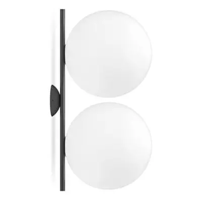 Flos - Plafonnier IC - Noir - Acier verni - Designer Michael Anastassiades