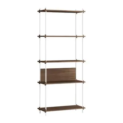 MOEBE - Etagère Shelving System - Marron - MDF placage chêne