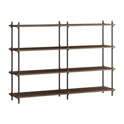 MOEBE - Etagère Shelving System - Marron - MDF placage chêne