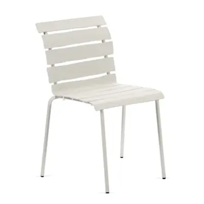 Valerie objects - Chaise empilable Outdoor - Blanc - Aluminium thermolaqué - Designer Maarten Ba