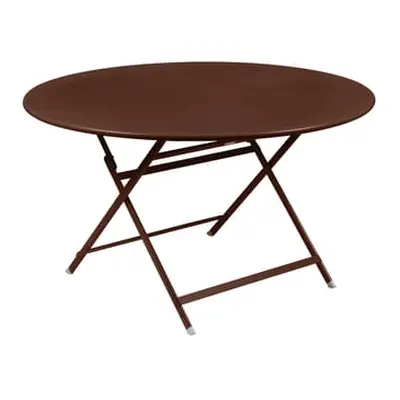 Fermob - Table ronde Caractère - Marron - Acier peint - Designer Studio Fermob