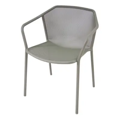 Emu - Fauteuil bridge Darwin - Gris - Acier verni - Designer LucidiPevere Studio