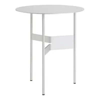 Hay - Table basse Shim - Argent - Acier thermolaqué - Designer Jonas Trampedach