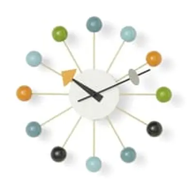 Vitra - Horloge murale Nelson Clock - Multicolore - Bois peint - Designer George Nelson