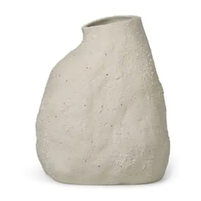 Ferm Living - Vase Vulca - Blanc - Grès émaillé - Designer Trine Andersen