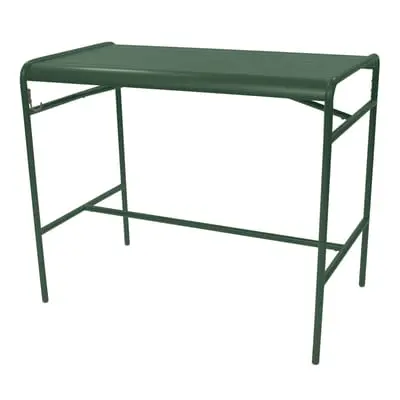 Fermob - Table haute Luxembourg - Vert - Aluminium - Designer Frédéric Sofia