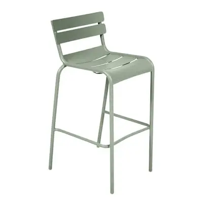 Fermob - Tabouret haut empilable Luxembourg - Vert - Aluminium laqué - Designer Frédéric Sofia