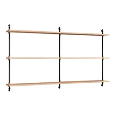 MOEBE - Etagère Wall Shelving - Bois naturel - MDF placage chêne