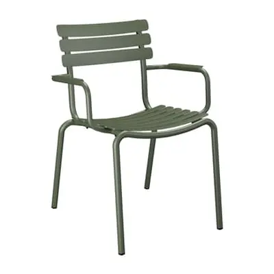 Houe - Fauteuil de repas empilable Alua - Vert - Aluminium - Designer Henrik Pedersen