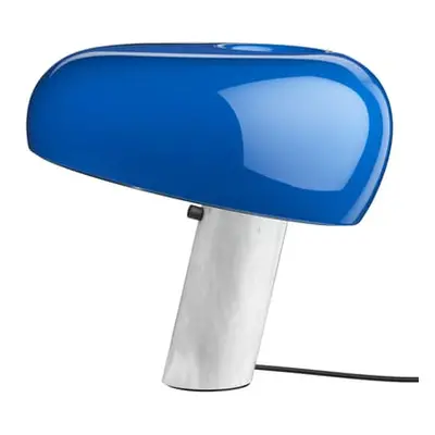 Flos - Lampe de table Snoopy - Bleu - Marbre de Carrare - Designer Pier Giacomo Castiglioni