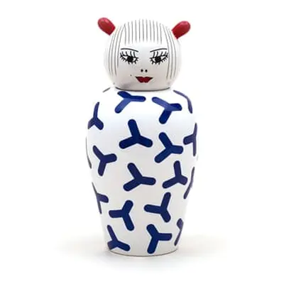 Seletti - Vase Canopie - Bleu - Porcelaine - Designer Elena Cutolo