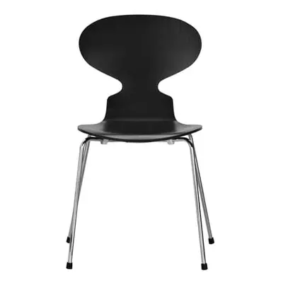 Fritz Hansen - Chaise empilable Fourmi - Noir - Contreplaqué de frêne teinté - Designer Arne Jac