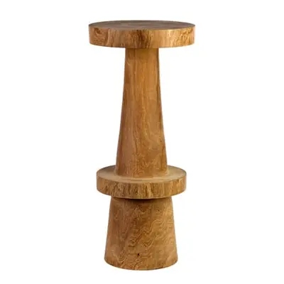 Pols Potten - Tabouret de bar Tabouret bois - Bois naturel - Bois de Dimb