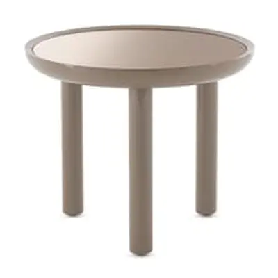 Kartell - Table basse K-TOP - Beige - Verre finition miroir - Designer Rodolfo Dordoni