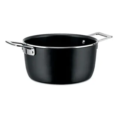 Alessi - Faitout Pots & Pans - Noir - Aluminium 100% recyclé - Designer Jasper Morrison