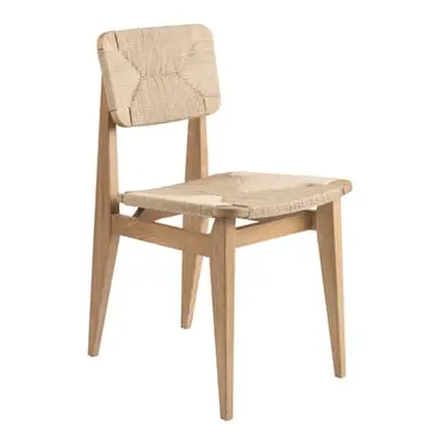 Gubi - Chaise Gascoin - Bois naturel - Corde de papier - Designer Marcel Gascoin