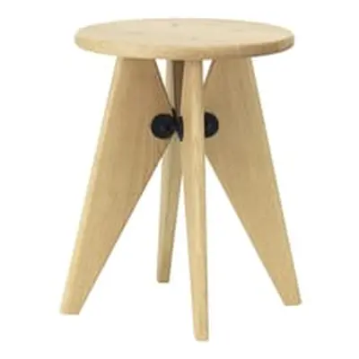 Vitra - Tabouret Meuble Prouvé - Bois naturel - Chêne massif huilé - Designer Jean Prouvé