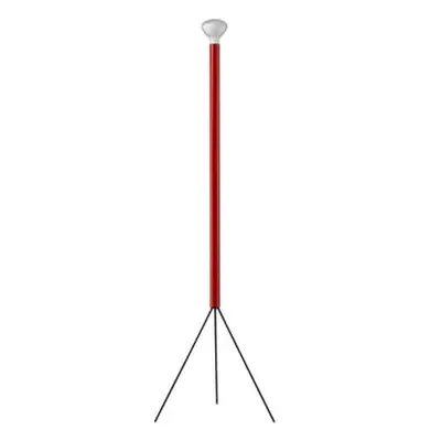 Flos - Lampadaire Luminator - Rouge - Métal - Designer Pier Giacomo Castiglioni