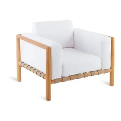 Unopiu - Fauteuil Pevero - Bois naturel - Teck