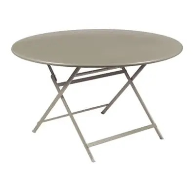 Fermob - Table ronde Caractère - Beige - Acier peint - Designer Studio Fermob