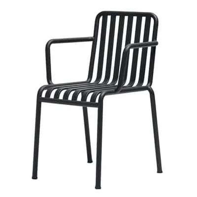 Hay - Fauteuil empilable Palissade - Noir - Peinture époxy - Designer Ronan & Erwan Bouroullec