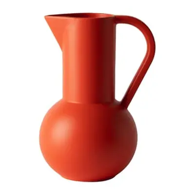 Raawii - Carafe Strøm - Orange - Céramique émaillé - Designer Nicholai Wiig-Hansen