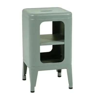 Tolix - Tabouret Meuble Tabouret - Vert - Acier laqué - Designer Frédéric Gaunet