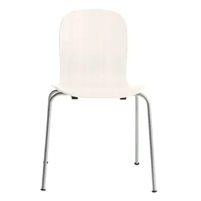 Cappellini - Chaise empilable Tate - Blanc - Contreplaqué de hêtre plaqué chêne - Designer Jaspe