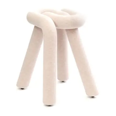 Moustache - Tabouret rembourré Bold - Beige - Mousse polyuréthane - Designer Big Game