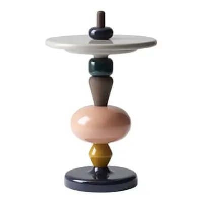 &tradition - Table d'appoint Shuffle - Multicolore - Chêne massif fumé - Designer Mia Hamborg