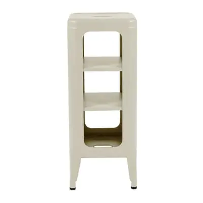 Tolix - Meuble de rangement Meuble Tabouret - Blanc - Acier laqué - Designer Frédéric Gaunet