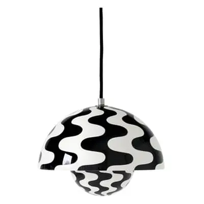 &tradition - Suspension FlowerPot - Noir - Acier laqué - Designer Verner Panton