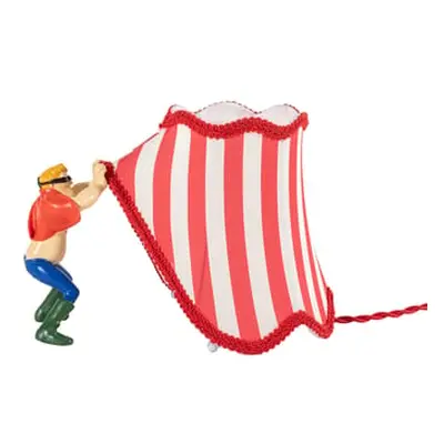 Seletti - Lampe de table Circus - Rouge - Tissu polyester - Designer Uto Balmoral