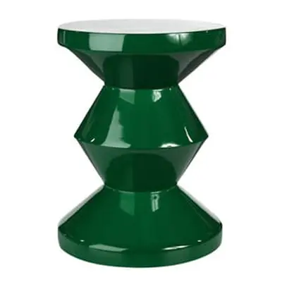 Pols Potten - Tabouret Zig Zag - Vert - Polyester - Designer studio pp