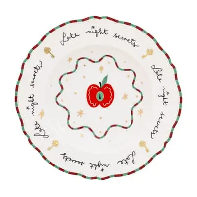 Bitossi Home - Assiette creuse Pangea - Rouge - Porcelaine - Designer Pangea