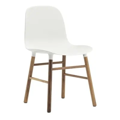 Normann Copenhagen - Chaise Form - Blanc - Noyer - Designer Simon Legald