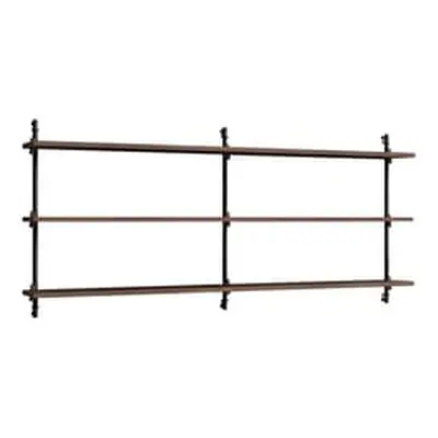 MOEBE - Etagère Wall Shelving - Marron - MDF placage chêne