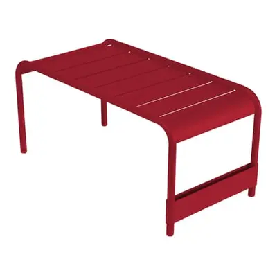 Fermob - Table basse Luxembourg - Rouge - Aluminium laqué - Designer Frédéric Sofia