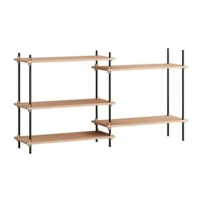 MOEBE - Etagère Shelving System - Bois naturel - MDF placage chêne