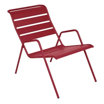 Fermob - Fauteuil empilable Monceau - Rouge - Acier peint - Designer Studio Fermob