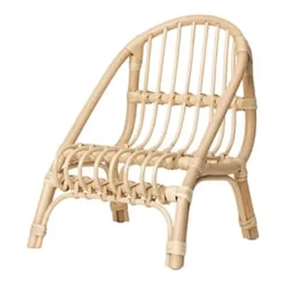 Ferm Living - Chaise pour poupon Poupées - Bois naturel - Rotin - Designer Trine Andersen