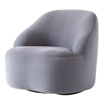 &tradition - Fauteuil rembourré Margas - Gris - Ouate polyester - Designer Louise Liljencrantz