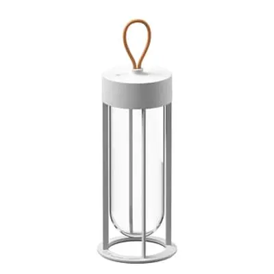 Flos - Lampe extérieur sans fil rechargeable In Vitro - Blanc - Verre borosilicaté - Designer Ph