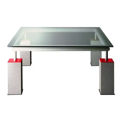 Memphis Milano - Table carrée meuble - Multicolore - Stratifié plastique - Designer Ettore Sotts